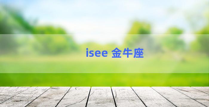 isee 金牛座